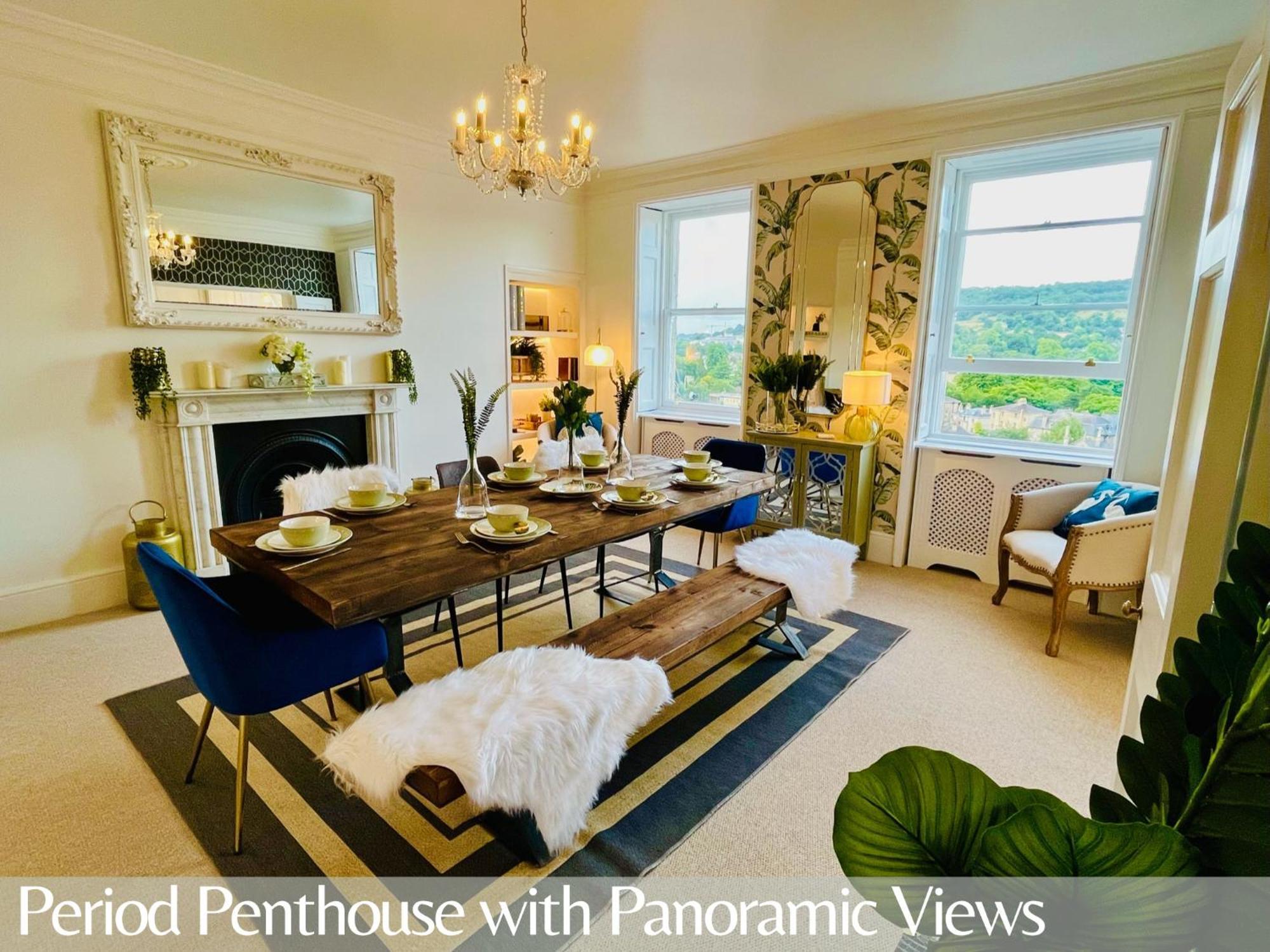 The Paragon Penthouse - Stunning Views Over Bath! المظهر الخارجي الصورة